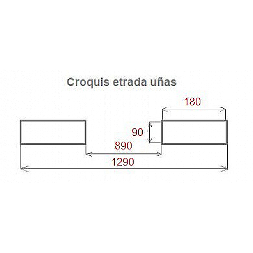 Kontener z otwieranym dnem - 1000 L VBB ECO  - 0