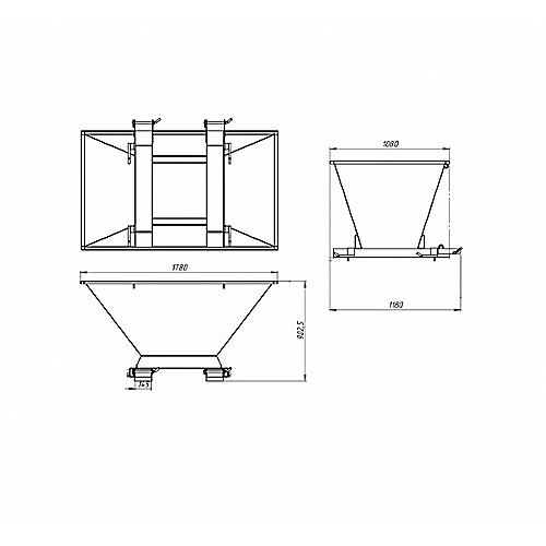 Pojemnik do napełniania BIG BAG 700 L - 0