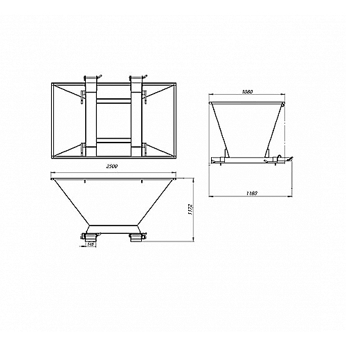 Pojemnik do napełniania BIG BAG 1.300 L - 0