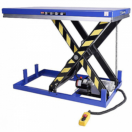 Stół podnośnikowy elektryczny 2000 kg. Platforma 1700 x 1000 - 0