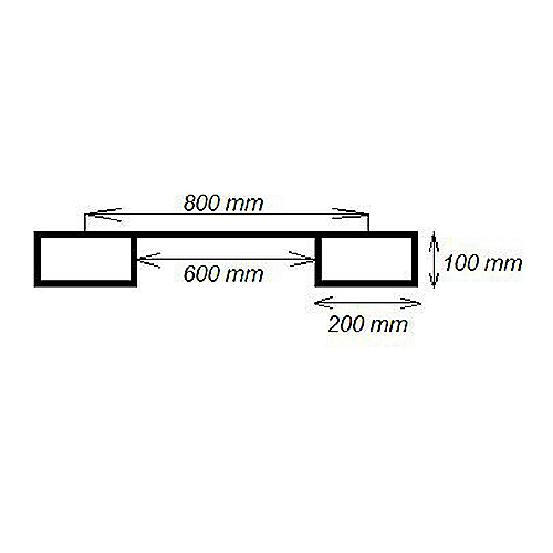 Platforma robocza do wózka widłowego - WP 300 kg - 0